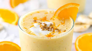 Orange milk kefir smoothie