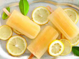 Lemon Water kefir Ice Pops recipe